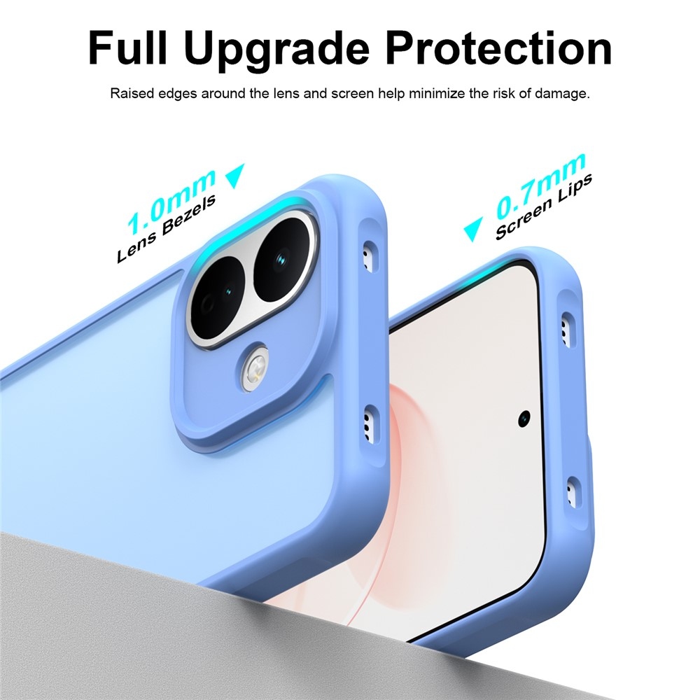 Proof gél tok merev háttámlával a Xiaomi Redmi Note 17 Pro 5G-hez – világoskék