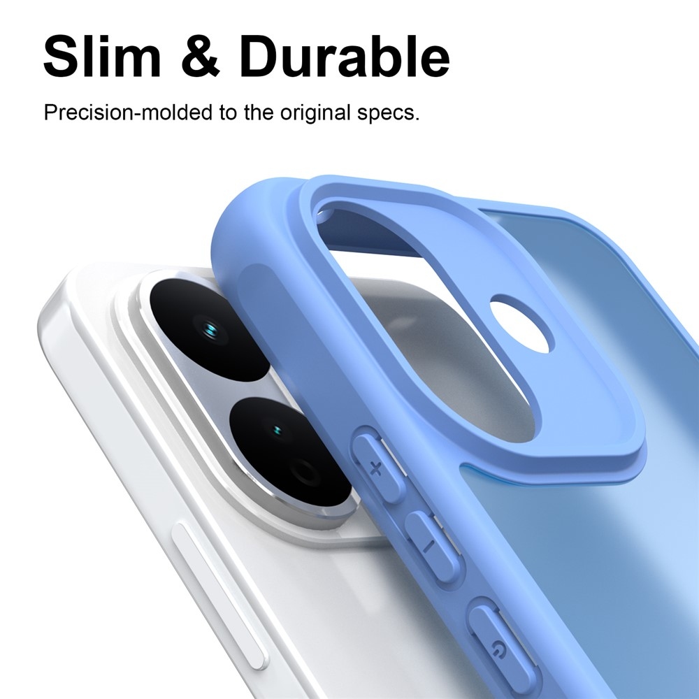 Proof gél tok merev háttámlával a Xiaomi Redmi Note 17 Pro 5G-hez – világoskék