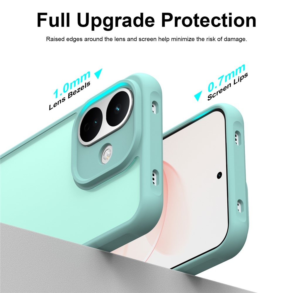 Proof gél tok merev hátlappal a Xiaomi Redmi Note 17 Pro 5G-hez – világoszöld