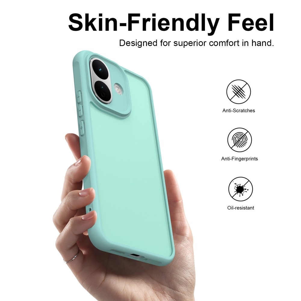 Proof gél tok merev hátlappal a Xiaomi Redmi Note 17 Pro 5G-hez – világoszöld
