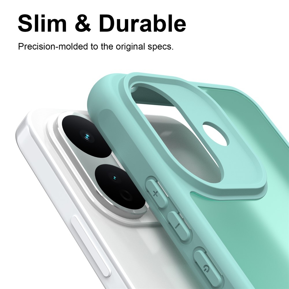 Proof gél tok merev hátlappal a Xiaomi Redmi Note 17 Pro 5G-hez – világoszöld