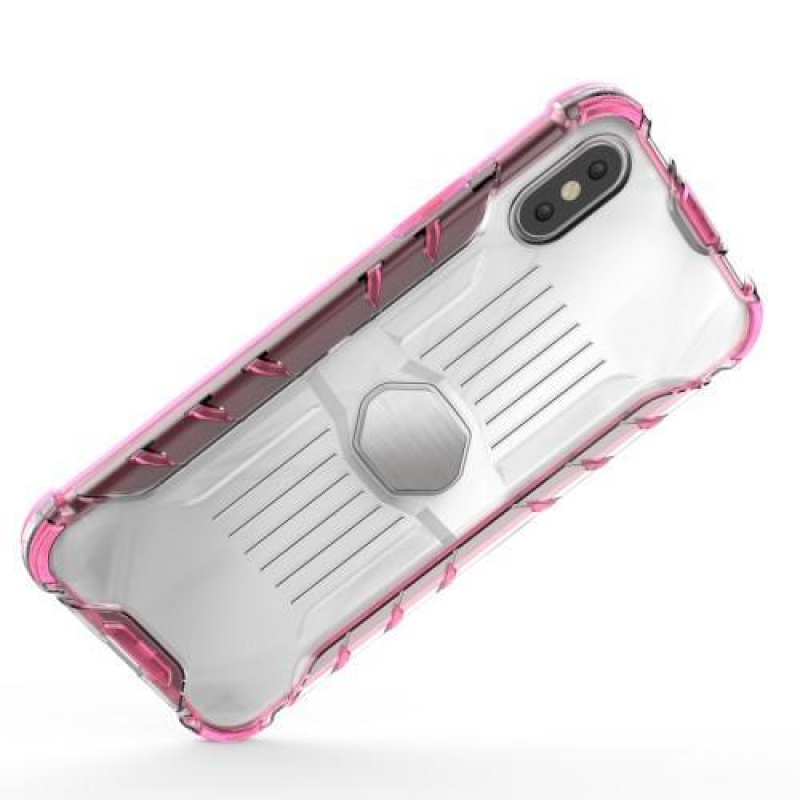 Ellenálló hibrid tok iPhone X készülékhez - sárga