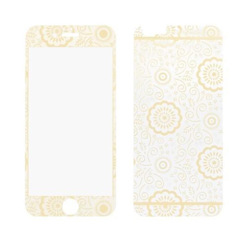 Védőkészlet elülső és hátsó edzett védőüveg iPhone 6 Plus és 6s Plus készülékhez - fehér