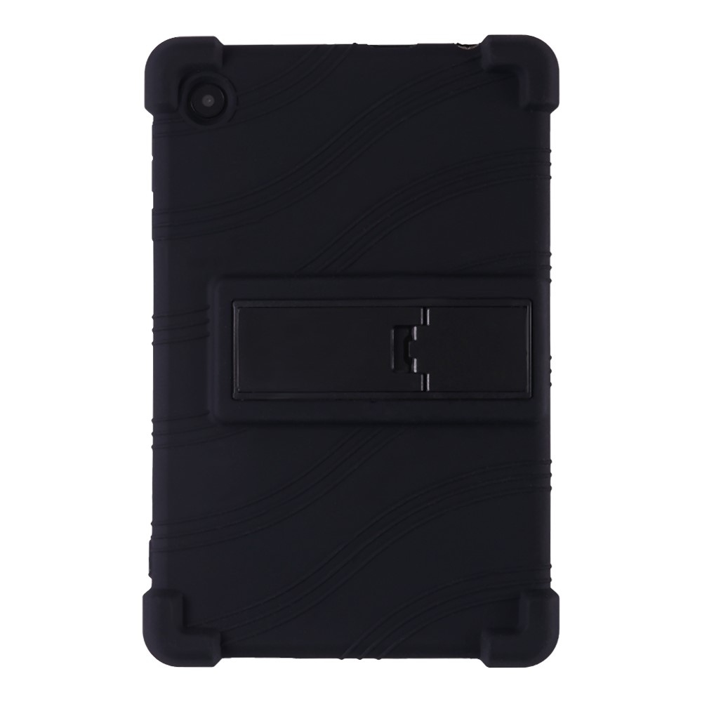 Védő szilikon tok megerősített sarkokkal Samsung Galaxy Tab A11 készülékhez - fekete