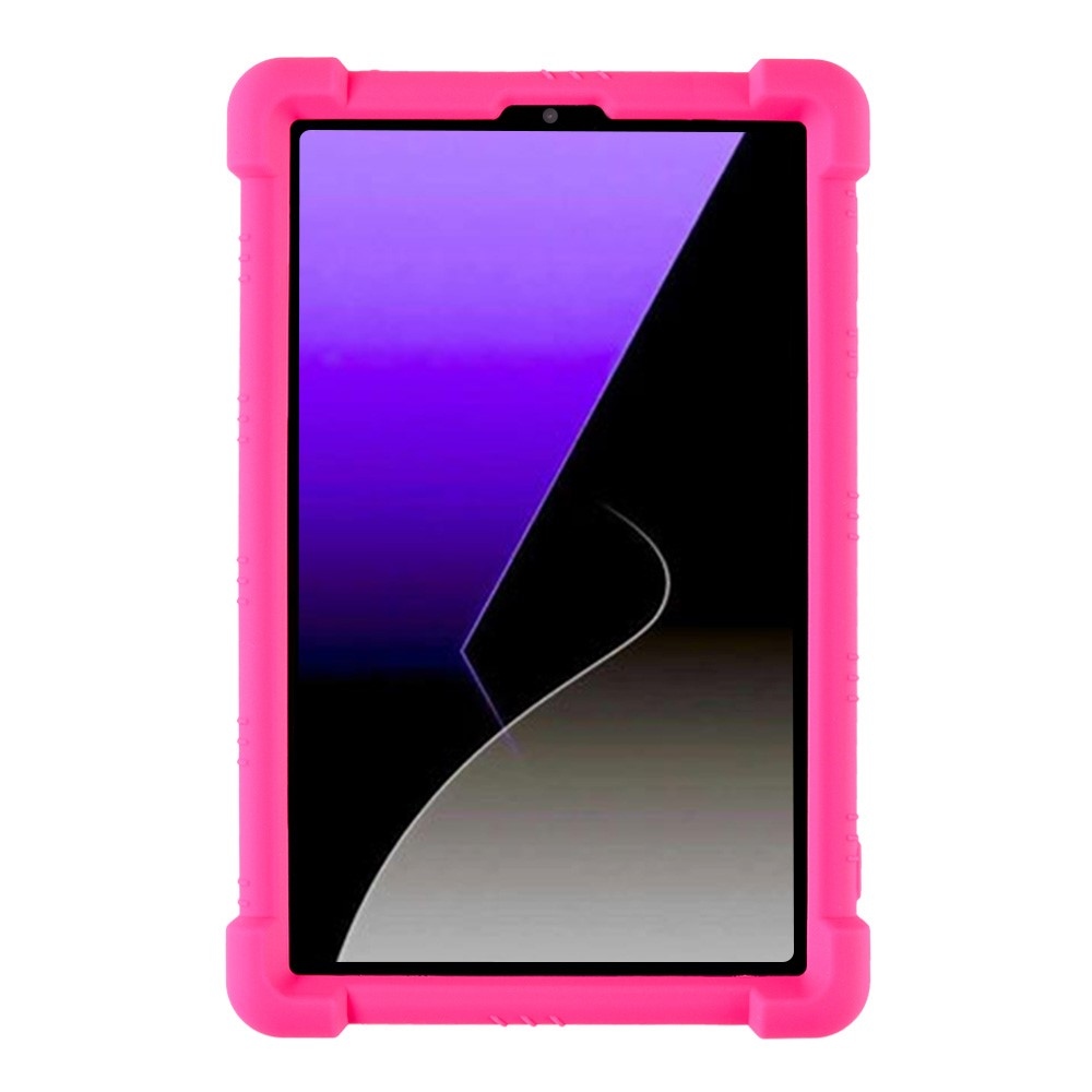 Védő szilikon tok megerősített sarkokkal Samsung Galaxy Tab A11 készülékhez - rózsaszínű