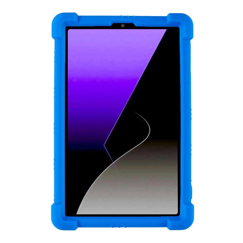 Védő szilikon tok megerősített sarkokkal Samsung Galaxy Tab A11 készülékhez - sötétkék