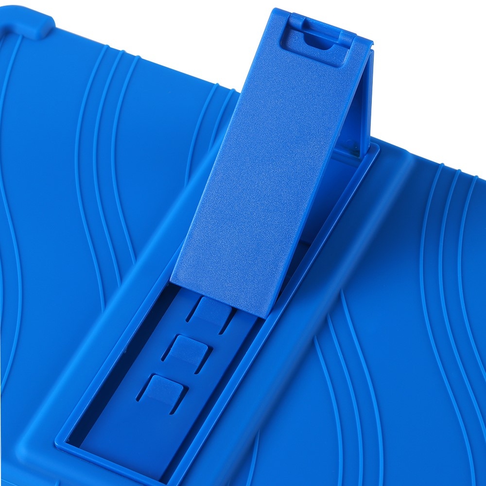 Védő szilikon tok megerősített sarkokkal Samsung Galaxy Tab A11+ készülékhez - sötétkék