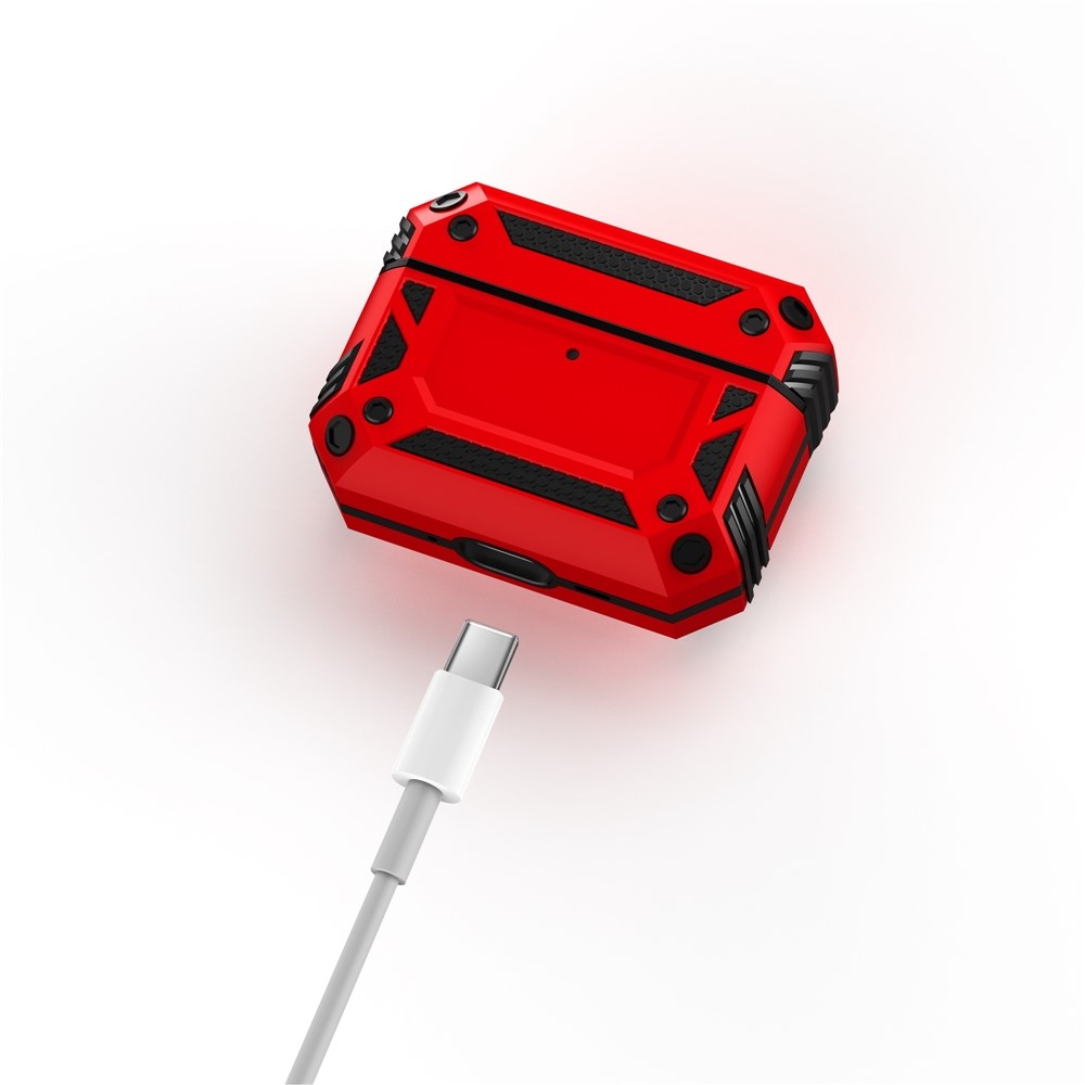 Tartós védőburkolat az Apple AirPods Pro 3 készülékhez - piros színű