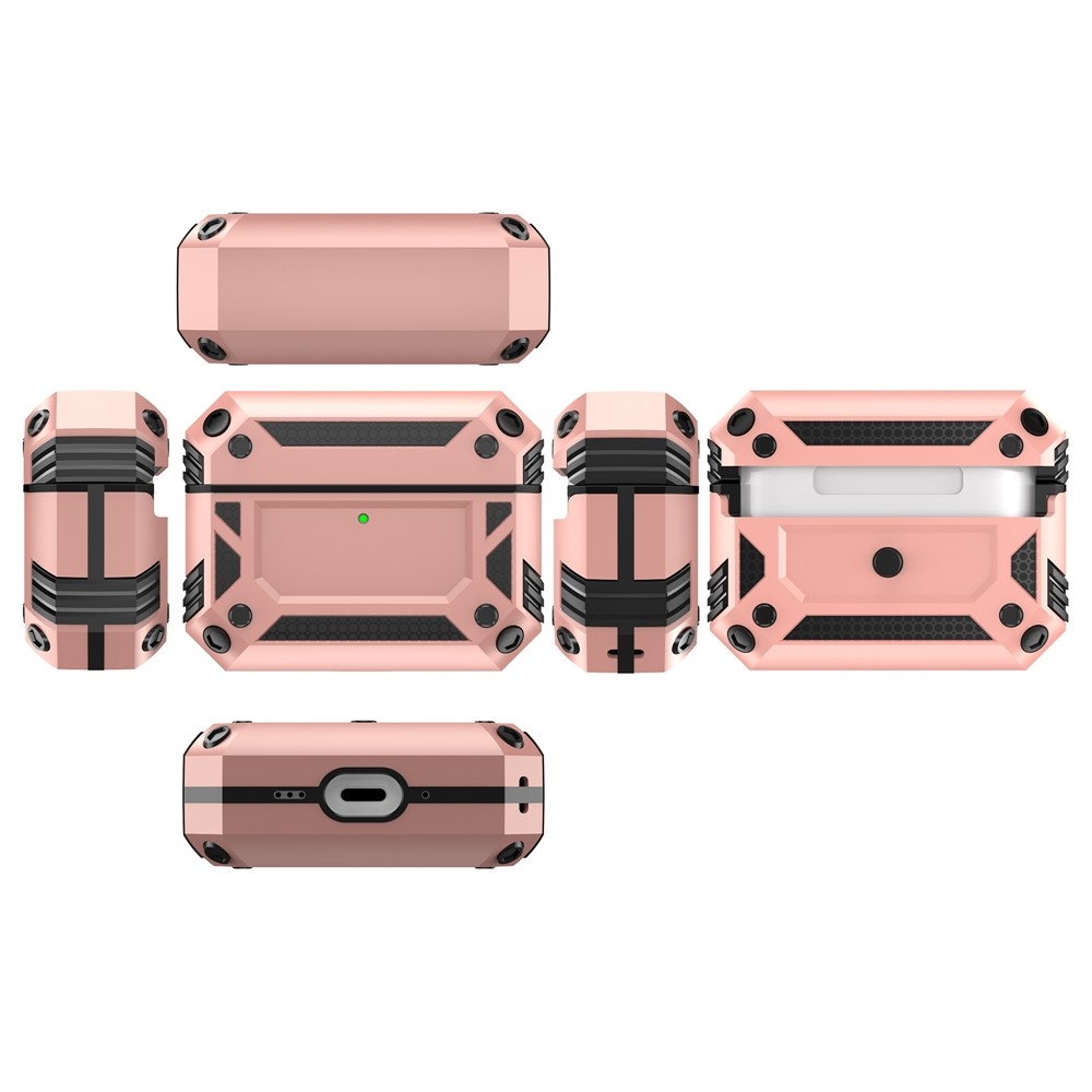 Tartós védőburkolat az Apple AirPods Pro 3 készülékhez - rózsaarany színben