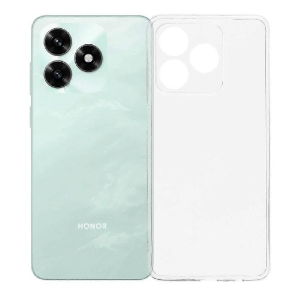 Átlátszó zselés tok a Honor X5c Plus számára - átlátszó
