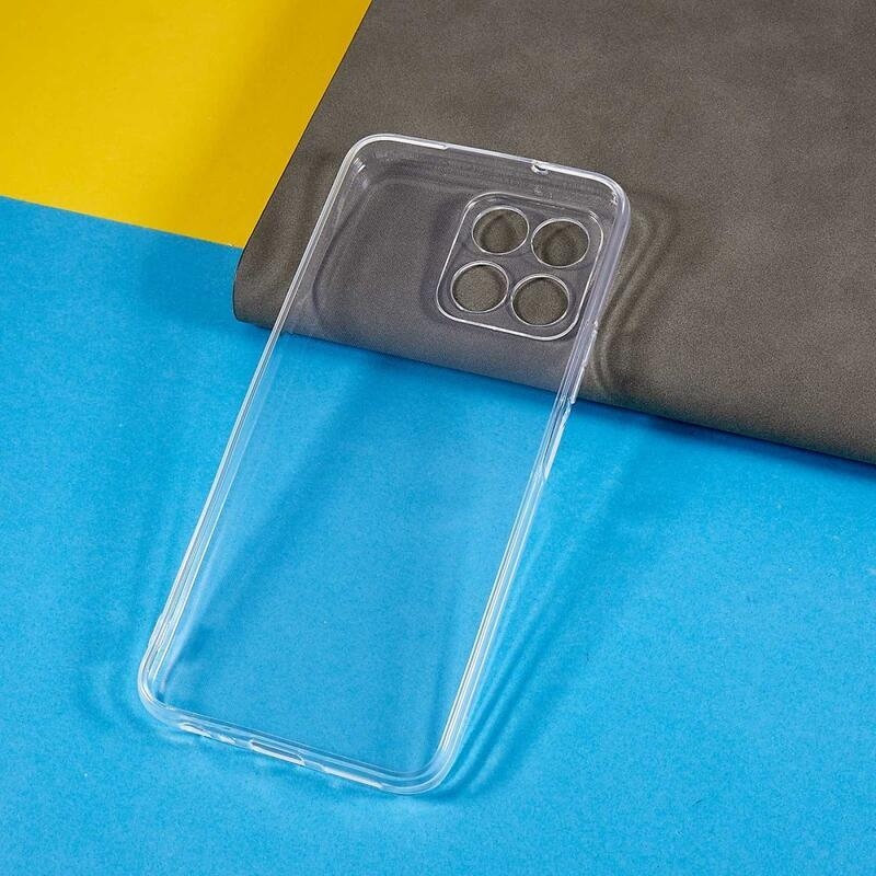 Átlátszó zselés tok a Honor X8 5G/Honor 70 Lite 5G készülékhez - átlátszó