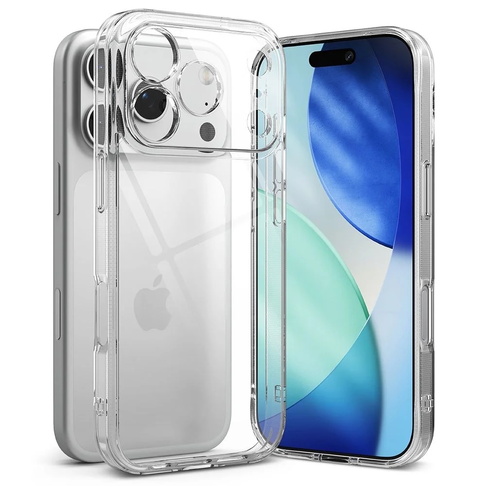 Átlátszó zselés tok iPhone 17 Pro készülékhez - átlátszó