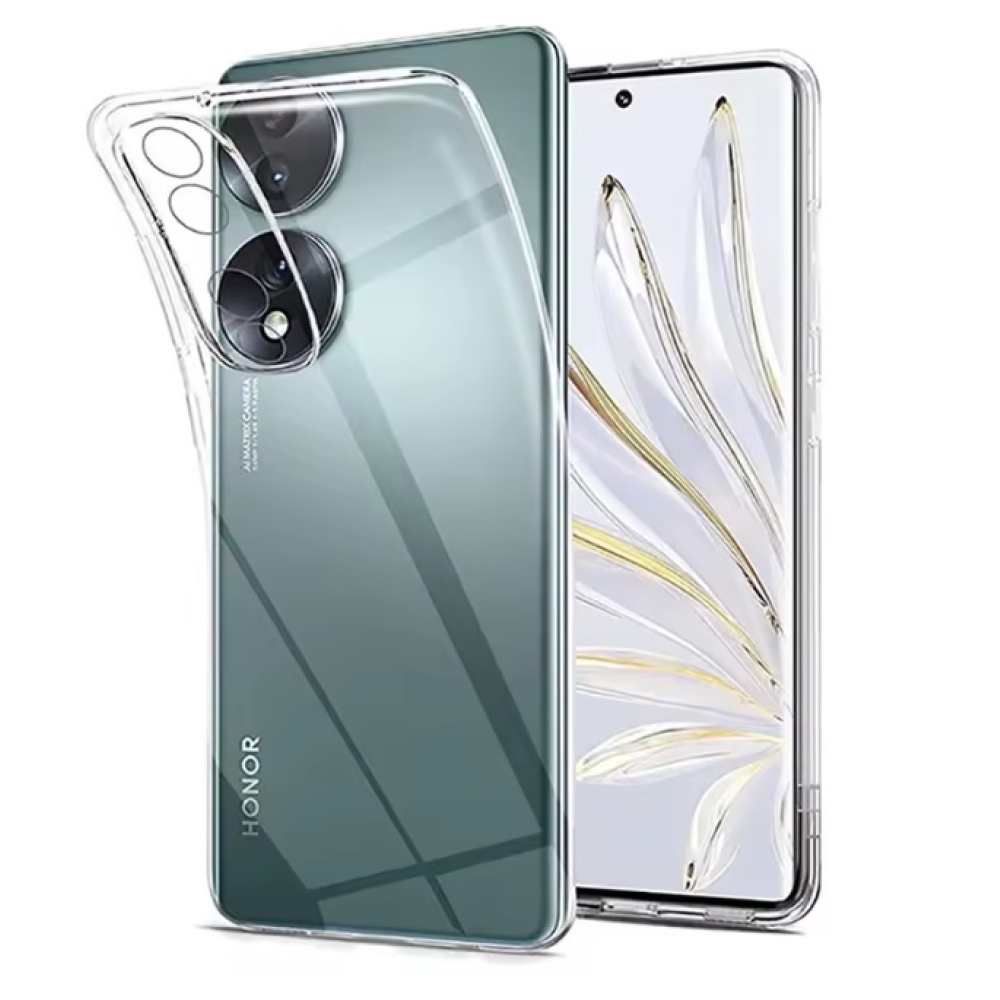Átlátszó gél tok a Honor 70 5G készülékhez - átlátszó