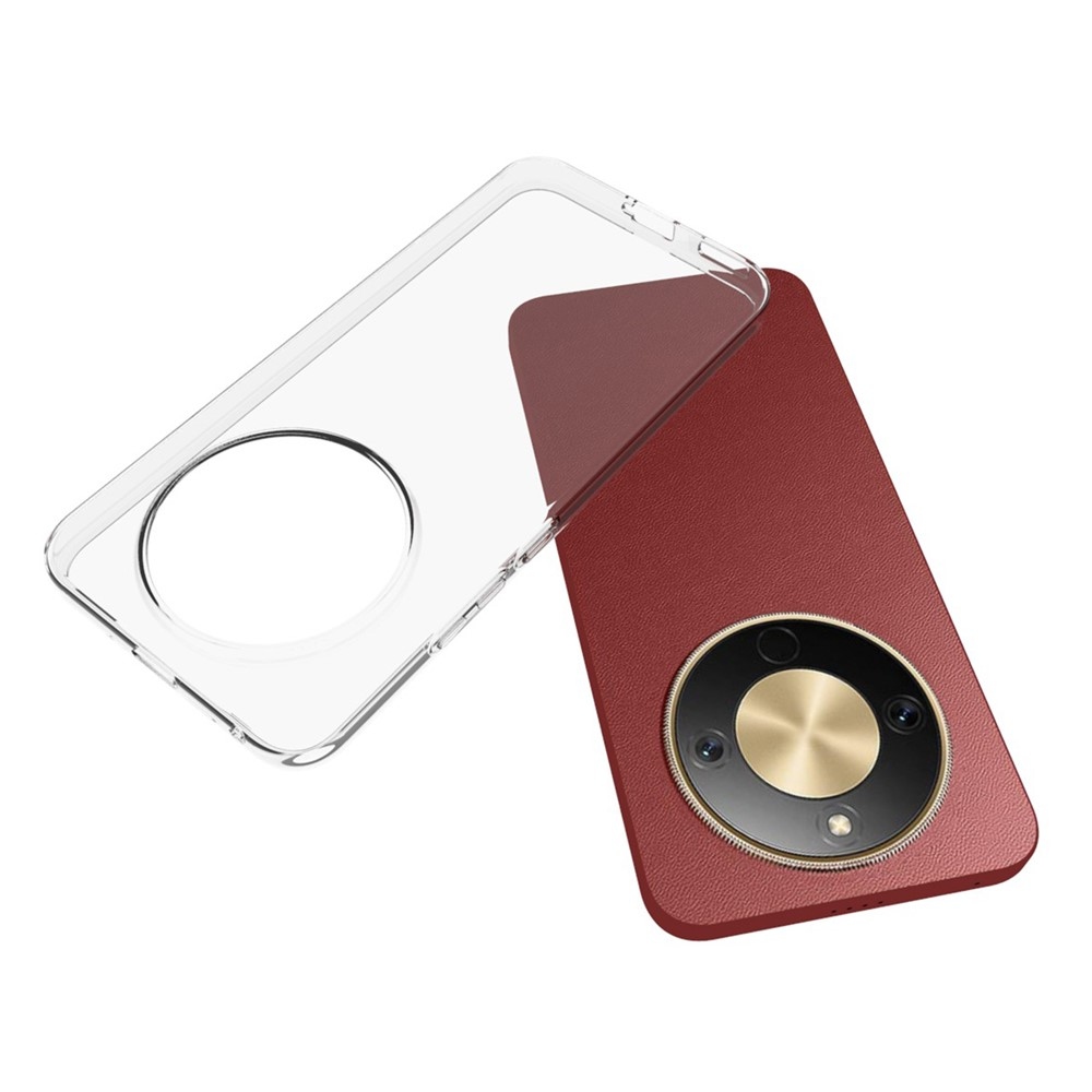 Átlátszó zselés tok a Honor Magic 8 Lite 5G készülékhez - átlátszó