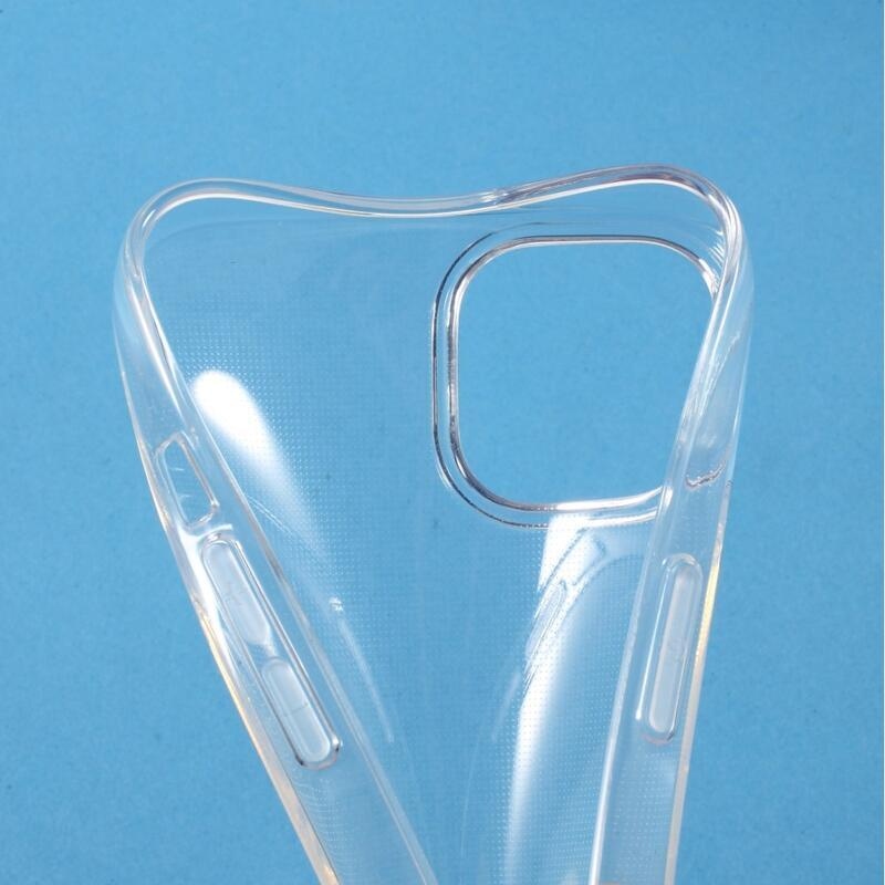 Átlátszó zselés tok iPhone 13 6.1 készülékhez - átlátszó