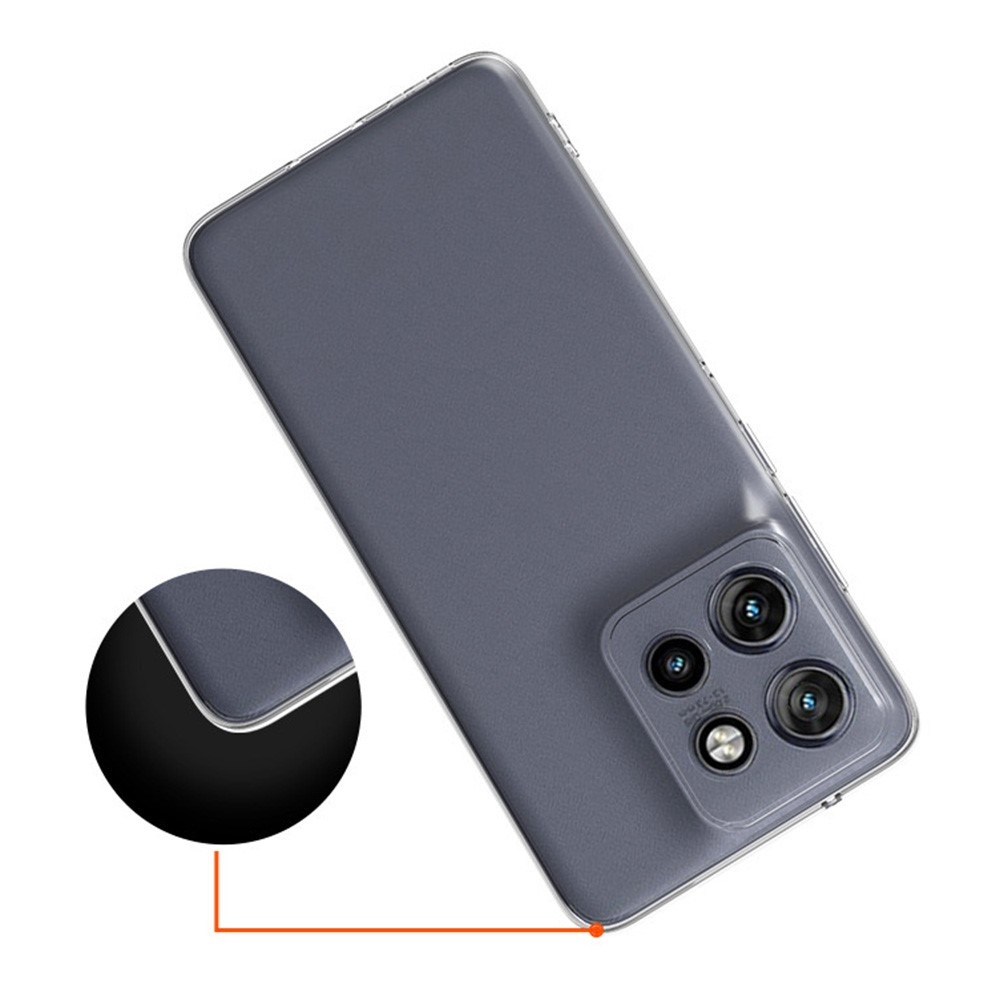 Átlátszó zselés tok a Motorola Edge 50 Neo 5G készülékhez - átlátszó