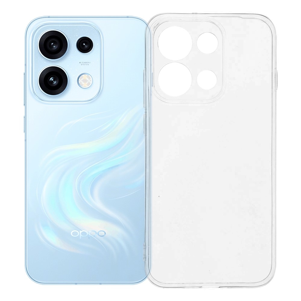 Átlátszó gél tok az Oppo Reno 16 Pro 5G mobiltelefonhoz – átlátszó