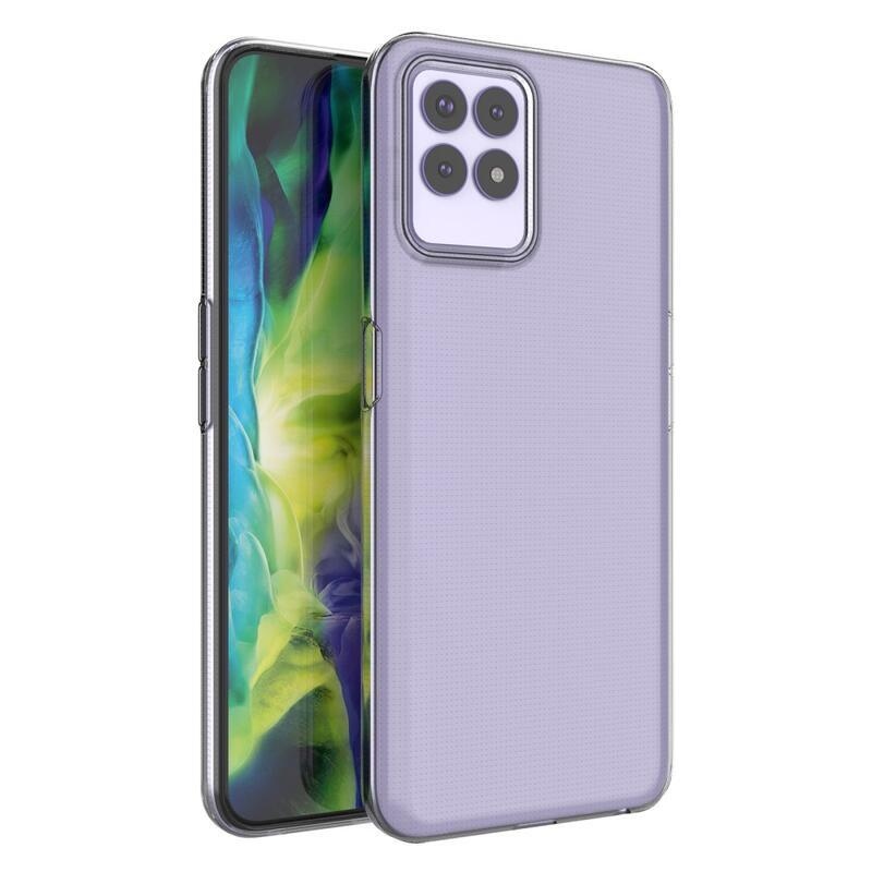 Átlátszó gél mobil tok Realme 8i - átlátszó