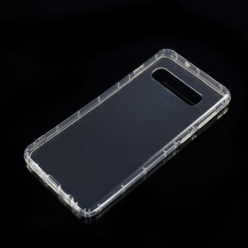 Átlátszó zselés tok Samsung Galaxy S10 készülékhez - átlátszó