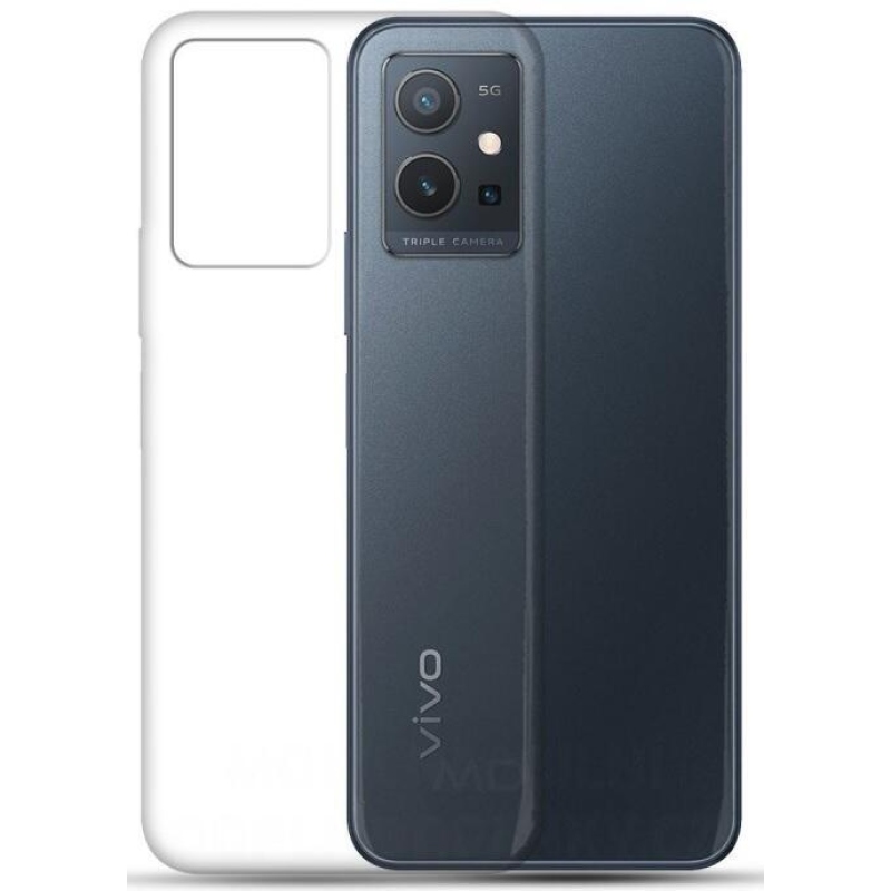 Átlátszó zselés tok a Vivo Y55 5G készülékhez - átlátszó