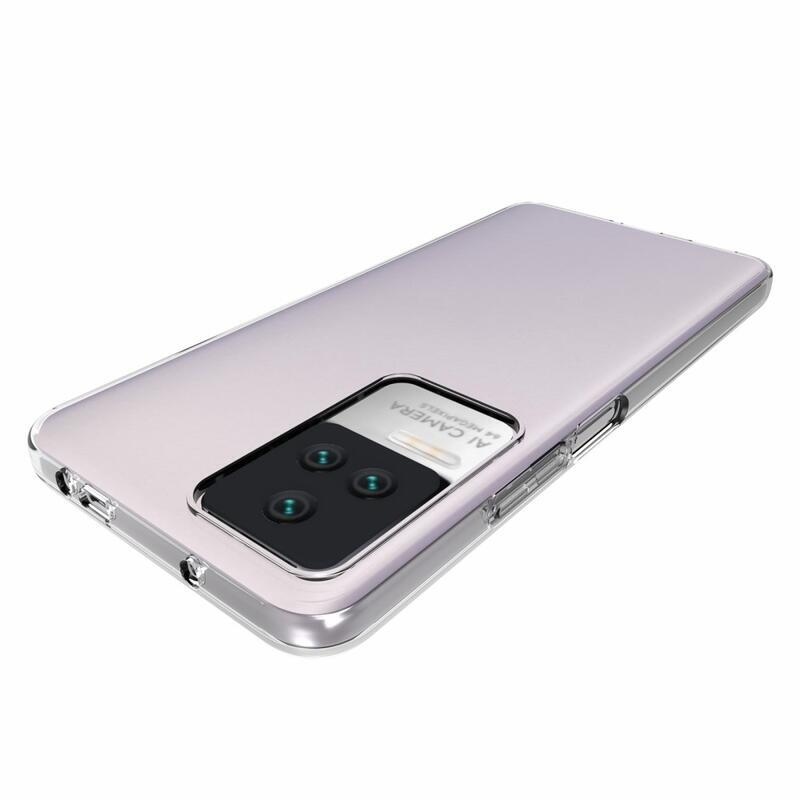 Átlátszó zselés tok a Xiaomi Poco F4 5G számára - átlátszó