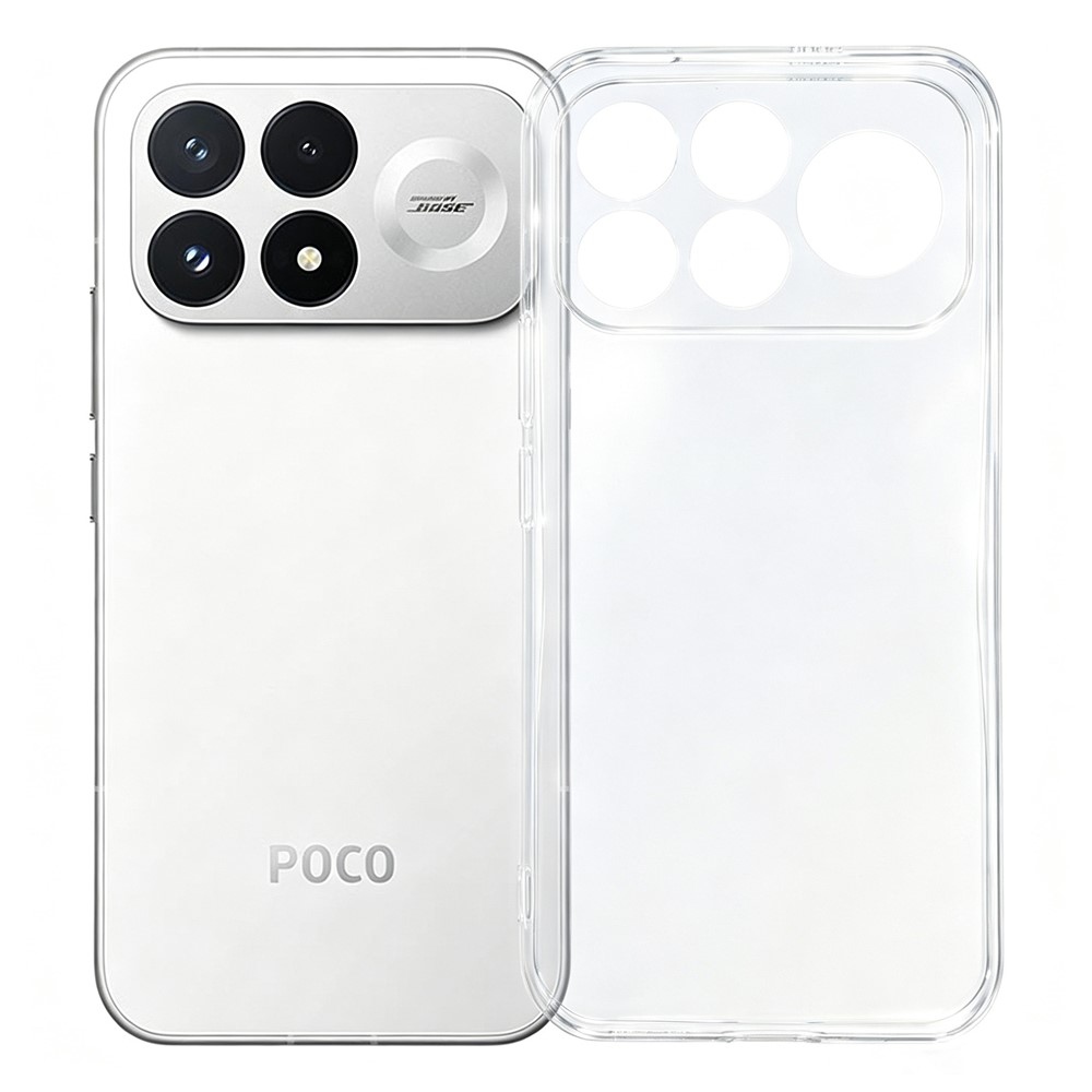 Átlátszó gél tok a Xiaomi Poco F9 Pro 5G mobiltelefonhoz – átlátszó