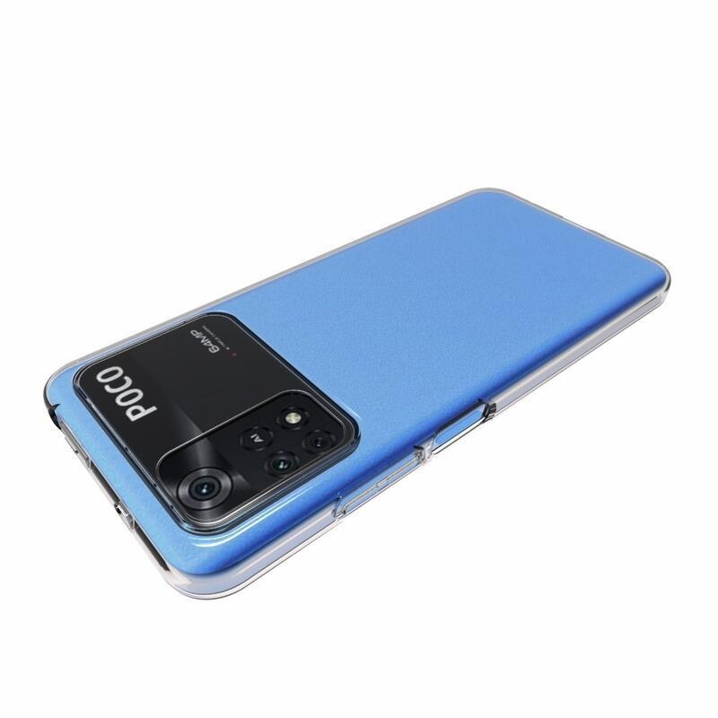 Átlátszó zselés tok a Xiaomi Poco M4 Pro 4G készülékhez - átlátszó