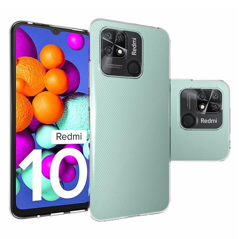 Átlátszó zselés tok Xiaomi Redmi 10C - átlátszó