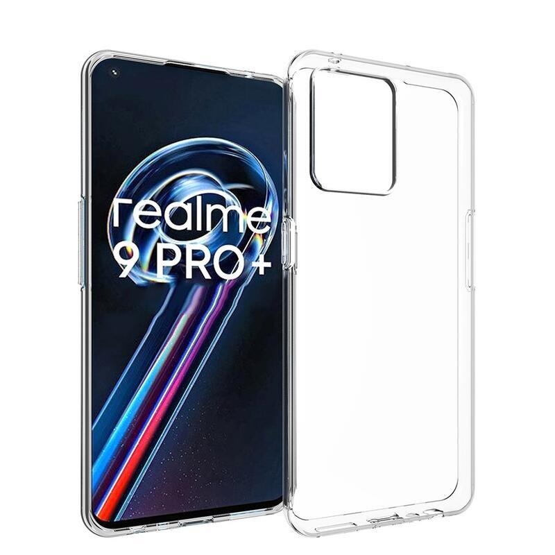 Átlátszó zselés tok a Realme 9 Pro+ 5G mobiltelefonhoz - átlátszó