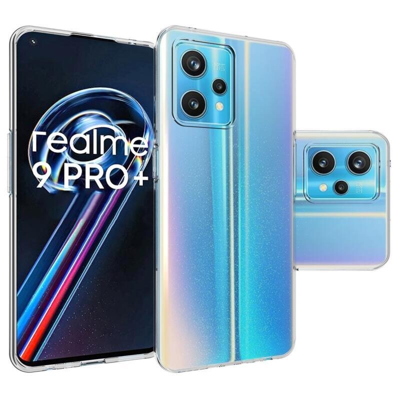 Átlátszó zselés tok a Realme 9 Pro+ 5G mobiltelefonhoz - átlátszó