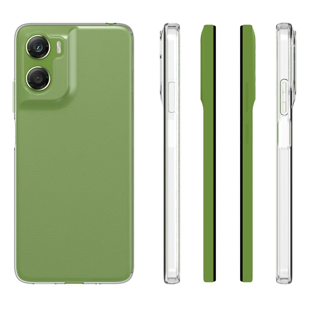 Átlátszó zselés tok Motorola Moto G06/G06 Power készülékhez - átlátszó