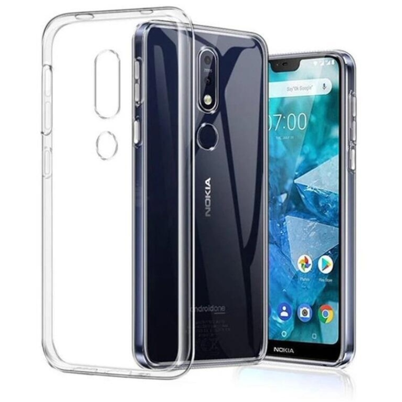 Átlátszó zselés tok Nokia 4.2 készülékhez - átlátszó
