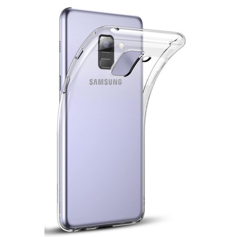 Átlátszó zselés tok Samsung Galaxy A8 (2018) - átlátszó