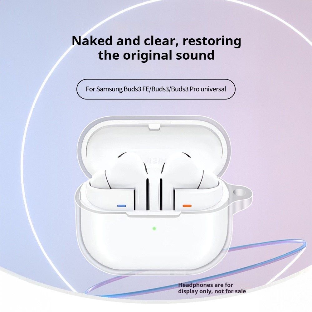 Átlátszó gél tok a Samsung Galaxy Buds3 FE/Buds3 Pro/Buds3 készülékekhez