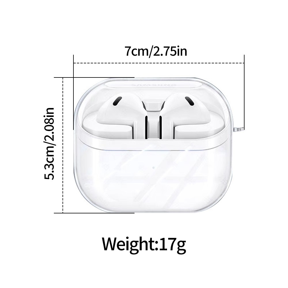Átlátszó gél tok a Samsung Galaxy Buds3 FE/Buds3 Pro/Buds3 készülékekhez