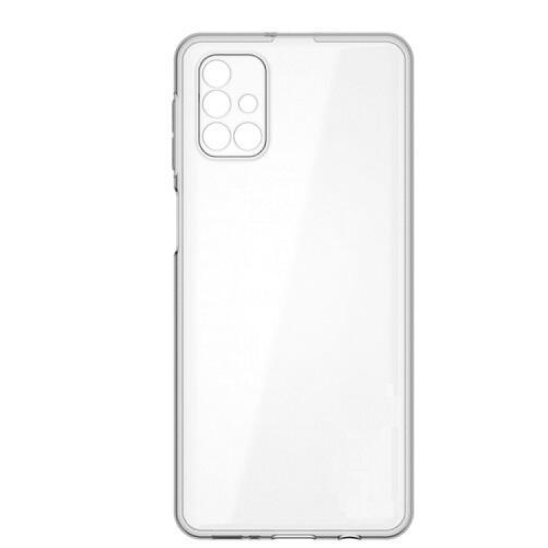 Átlátszó zselés tok Samsung Galaxy M31s készülékhez - átlátszó