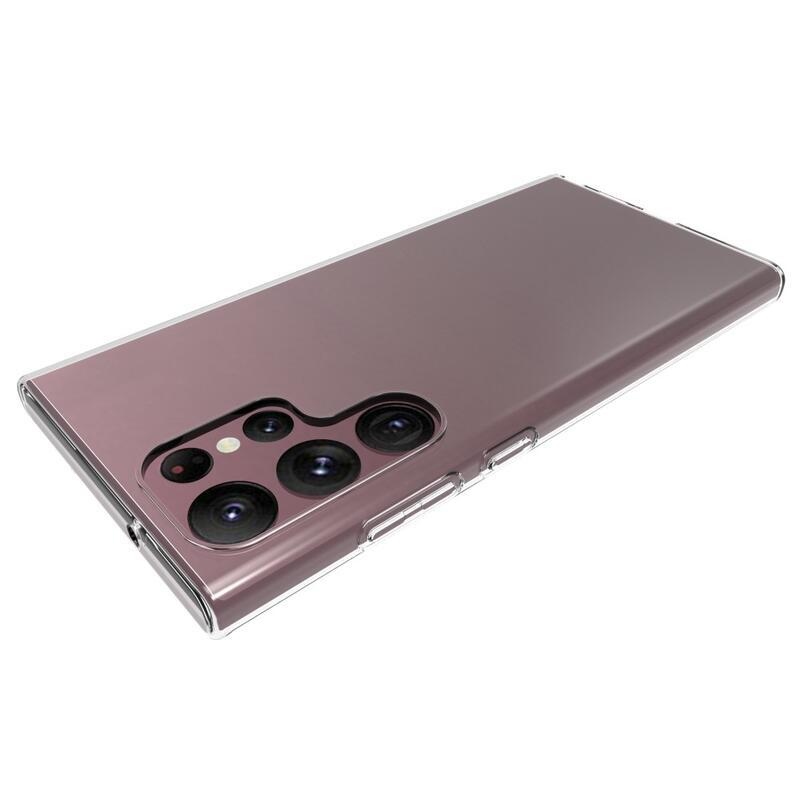 Átlátszó zselés tok Samsung Galaxy S23 Ultra készülékhez - átlátszó