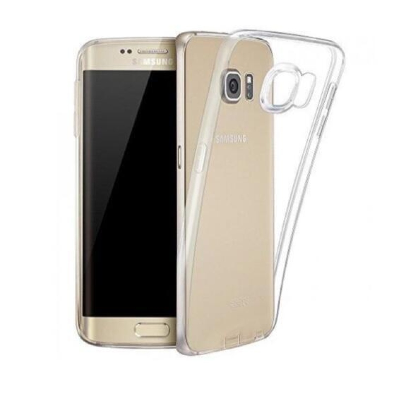 Átlátszó zselés tok Samsung Galaxy S7 Edge készülékhez - átlátszó
