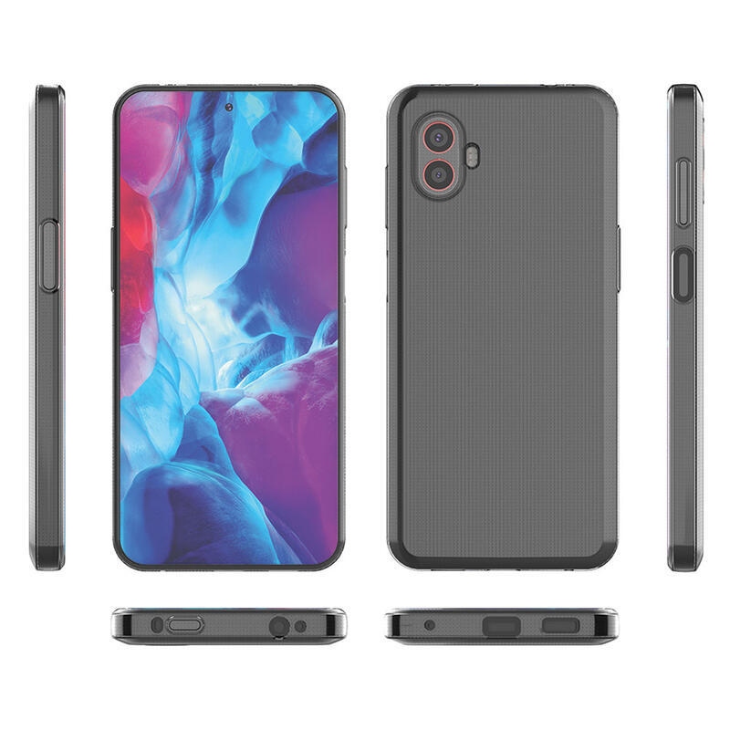 Átlátszó zselés tok Samsung Galaxy Xcover 6 Pro készülékhez - átlátszó