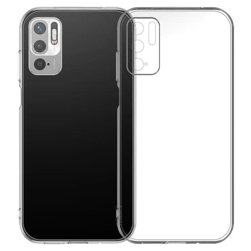 Átlátszó zselés tok Xiaomi Redmi Note 10 5G/Poco M3 Pro 4G/5G - átlátszó