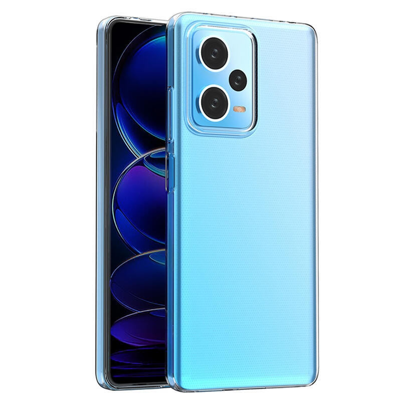 Átlátszó zselés tok Xiaomi Redmi Note 12 Pro+ 5G - átlátszó