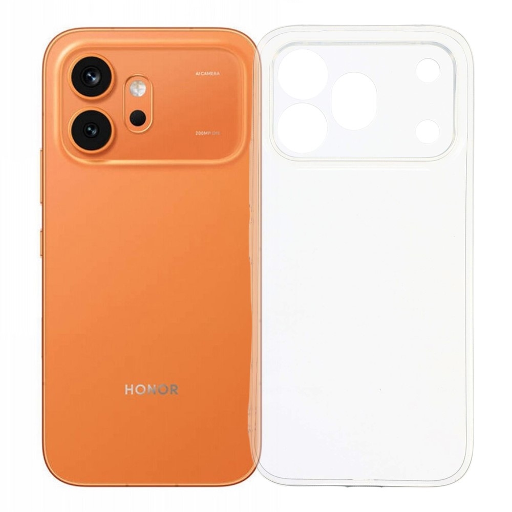 Átlátszó zselés tok a Honor 600 Pro 5G készülékhez - átlátszó