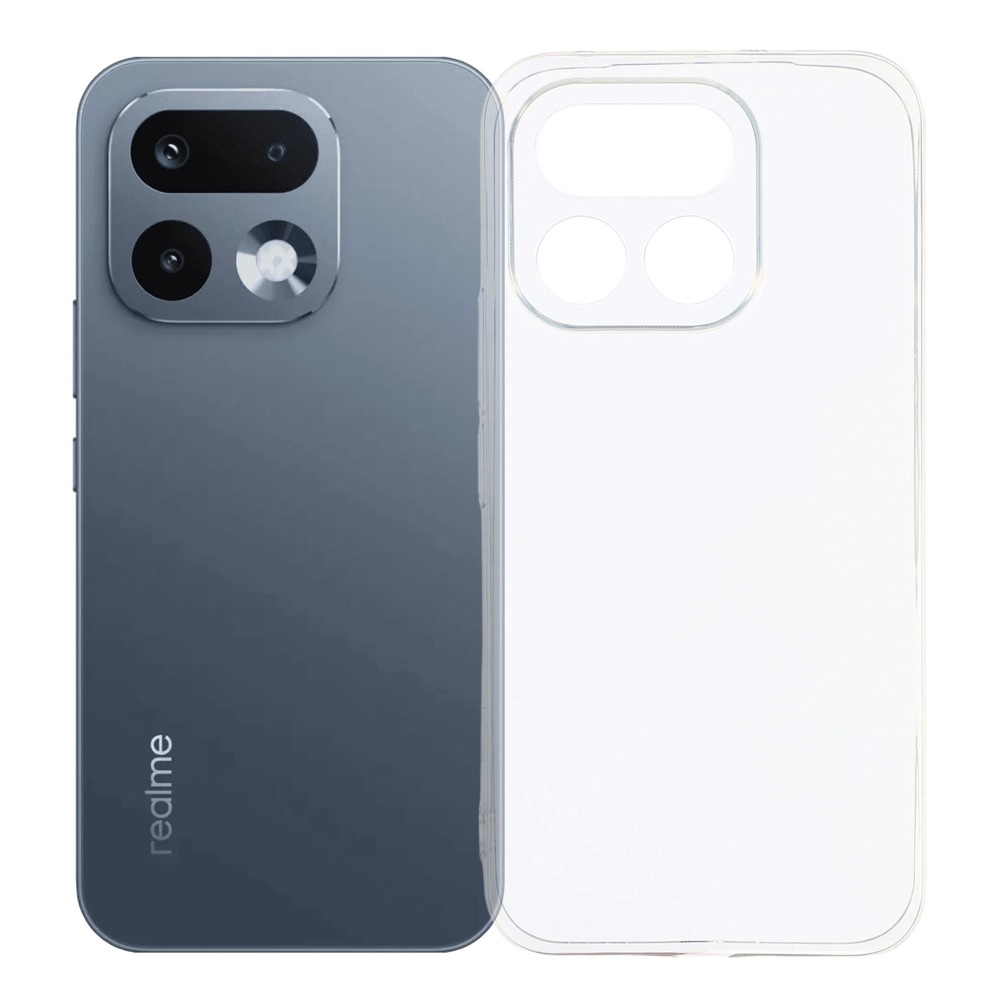 Átlátszó zselés tok a Realme 16 Pro 5G készülékhez - átlátszó