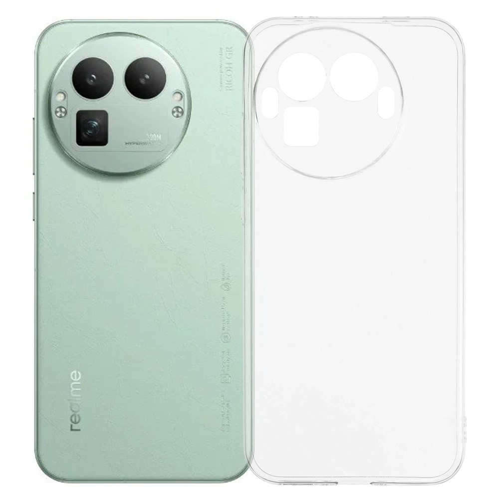 Átlátszó zselés tok a Realme GT 8 Pro 5G készülékhez - átlátszó