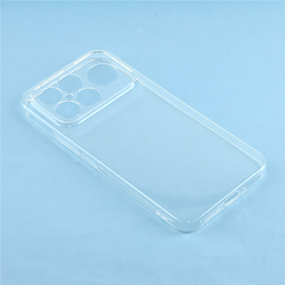 Átlátszó zselés tok a Xiaomi Poco F8 Ultra 5G számára - átlátszó