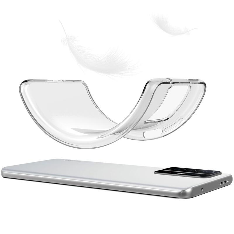 Átlátszó zselés tok Xiaomi 11T/11T Pro mobiltelefonhoz - átlátszó