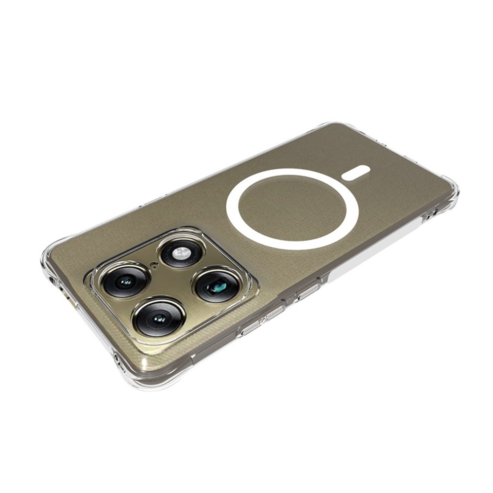 Átlátszó zselés tok MagSafe-val a Motorola Signature 5G számára, megerősített sarkokkal