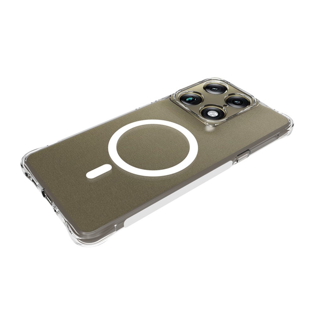 Átlátszó zselés tok MagSafe-val a Motorola Signature 5G számára, megerősített sarkokkal