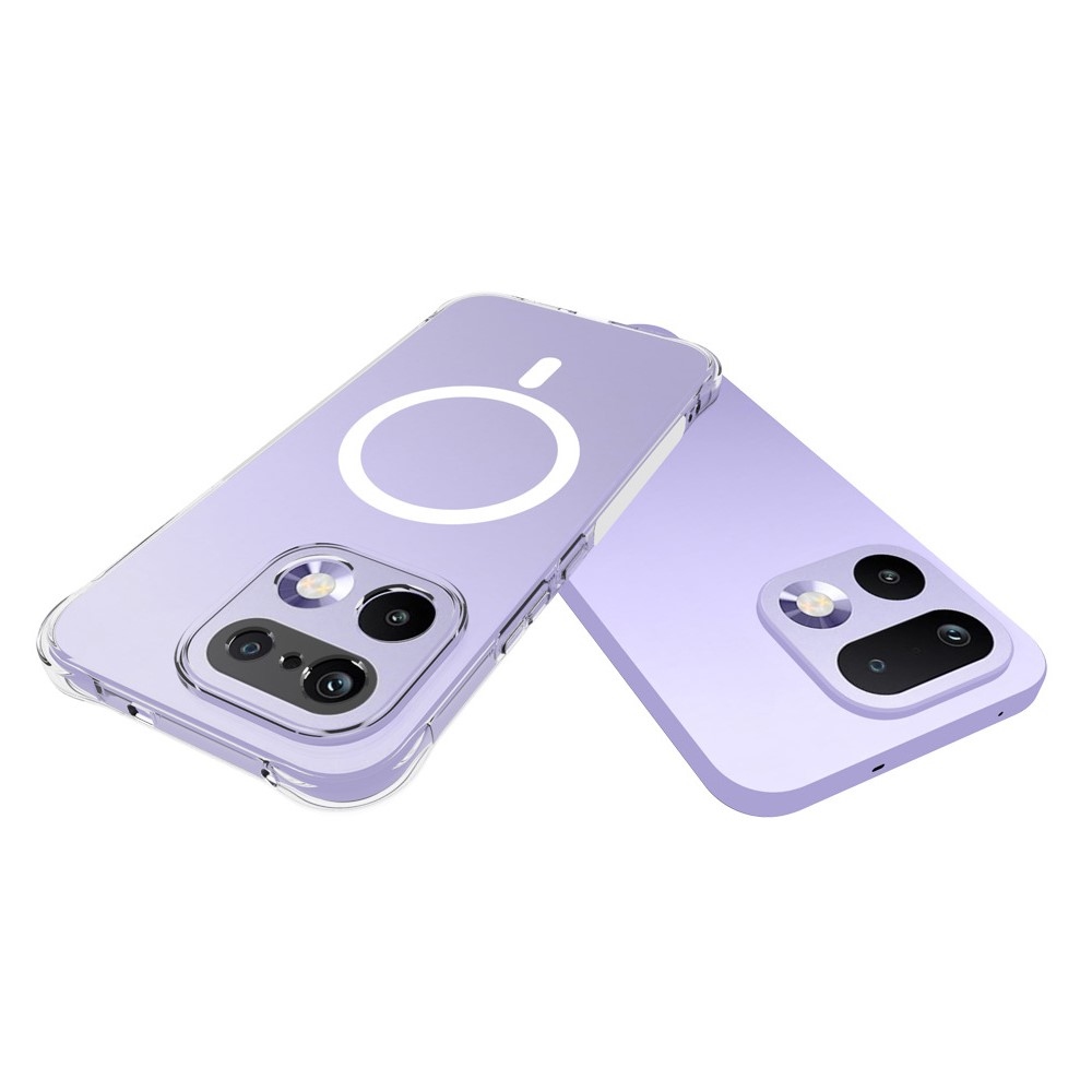 Átlátszó zselés tok MagSafe-val a Realme 16 Pro 5G számára, megerősített sarkokkal
