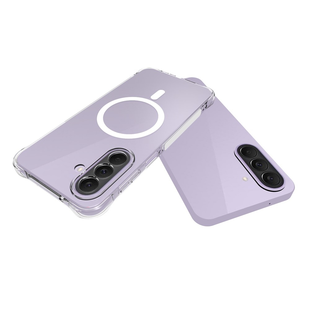 Átlátszó zselés tok MagSafe-val Samsung Galaxy A27 készülékhez, megerősített sarkokkal